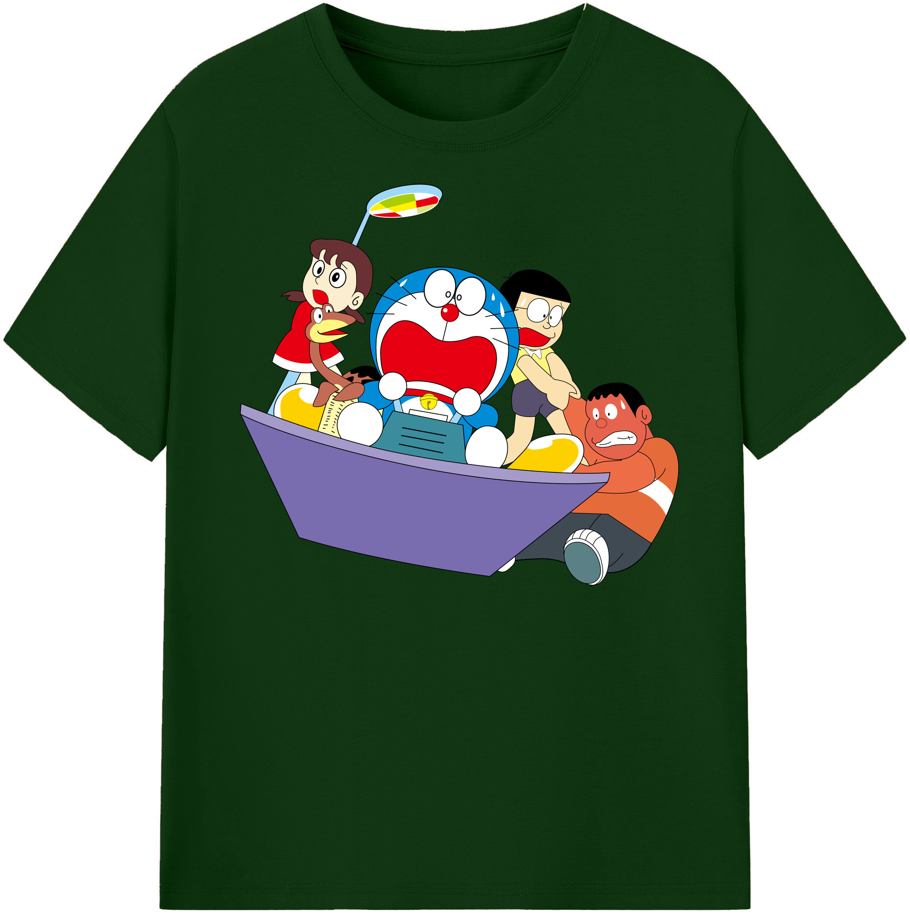 （画像用） ドラえもん Doraemon 綿100％半袖Tシャツ（フロントプリント）